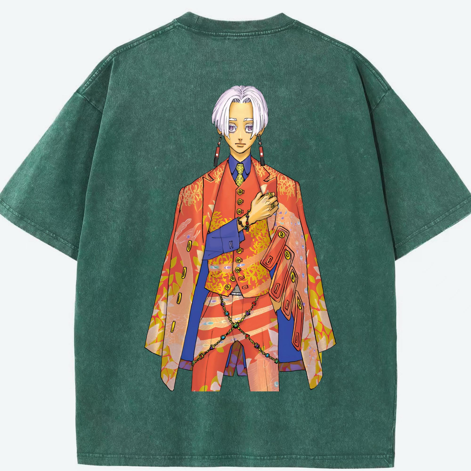 （画像用） 東京リベンジャーズ Tokyo Revengers 綿100% ヴィンテージ風 半袖Tシャツ（背面プリント）